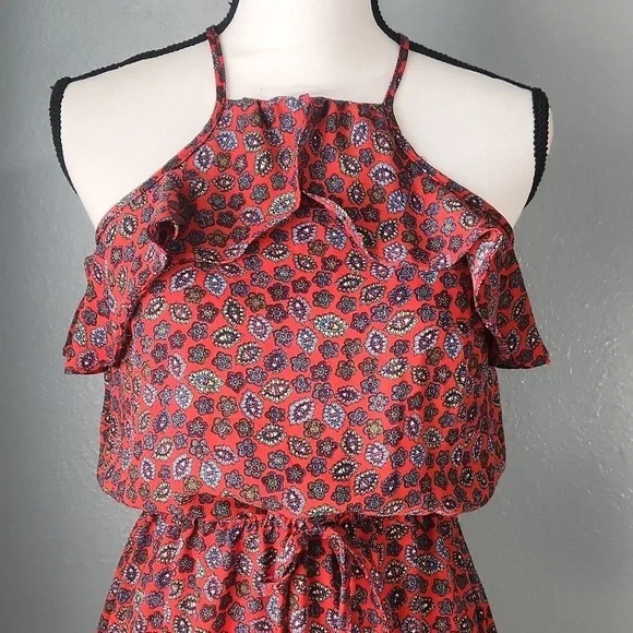 Boutique Boho Chic Red Paisley Sundress - Picture 6 of 6